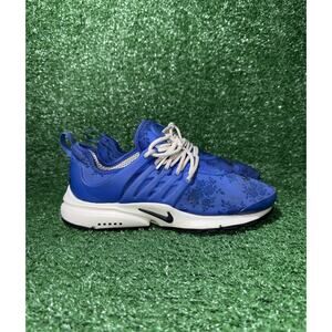Nike Presto Shoes Women's Size 7 Blue White Floral Rose Running Trainer Sneakers
